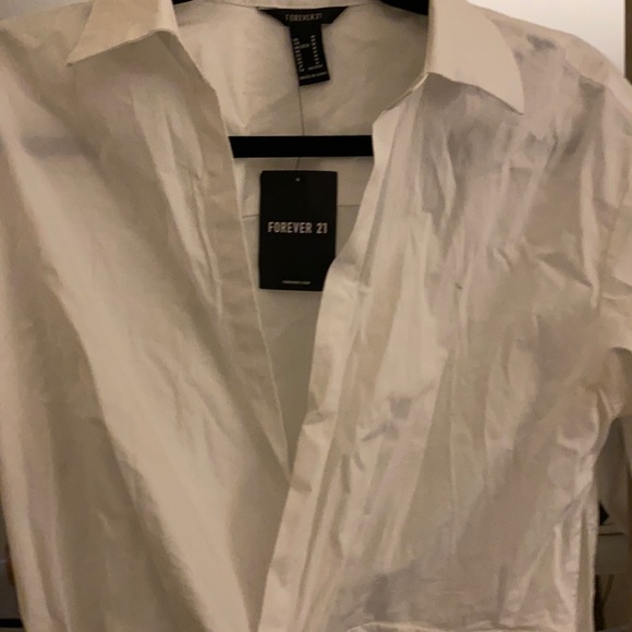 Forever 21 dress shirt mini dress - Picture 1 of 9